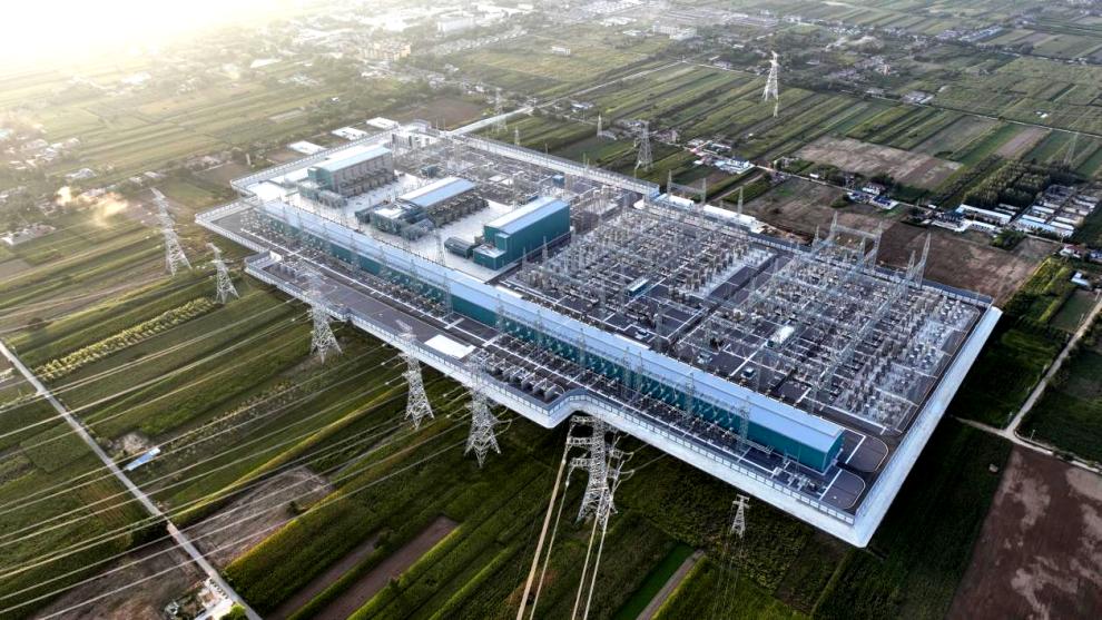 庆阳换流站。国网甘肃省电力公司供图