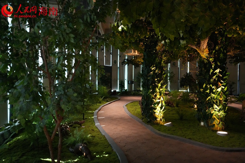 鹦哥岭动植物博物馆 。人民网记者 孟凡盛摄