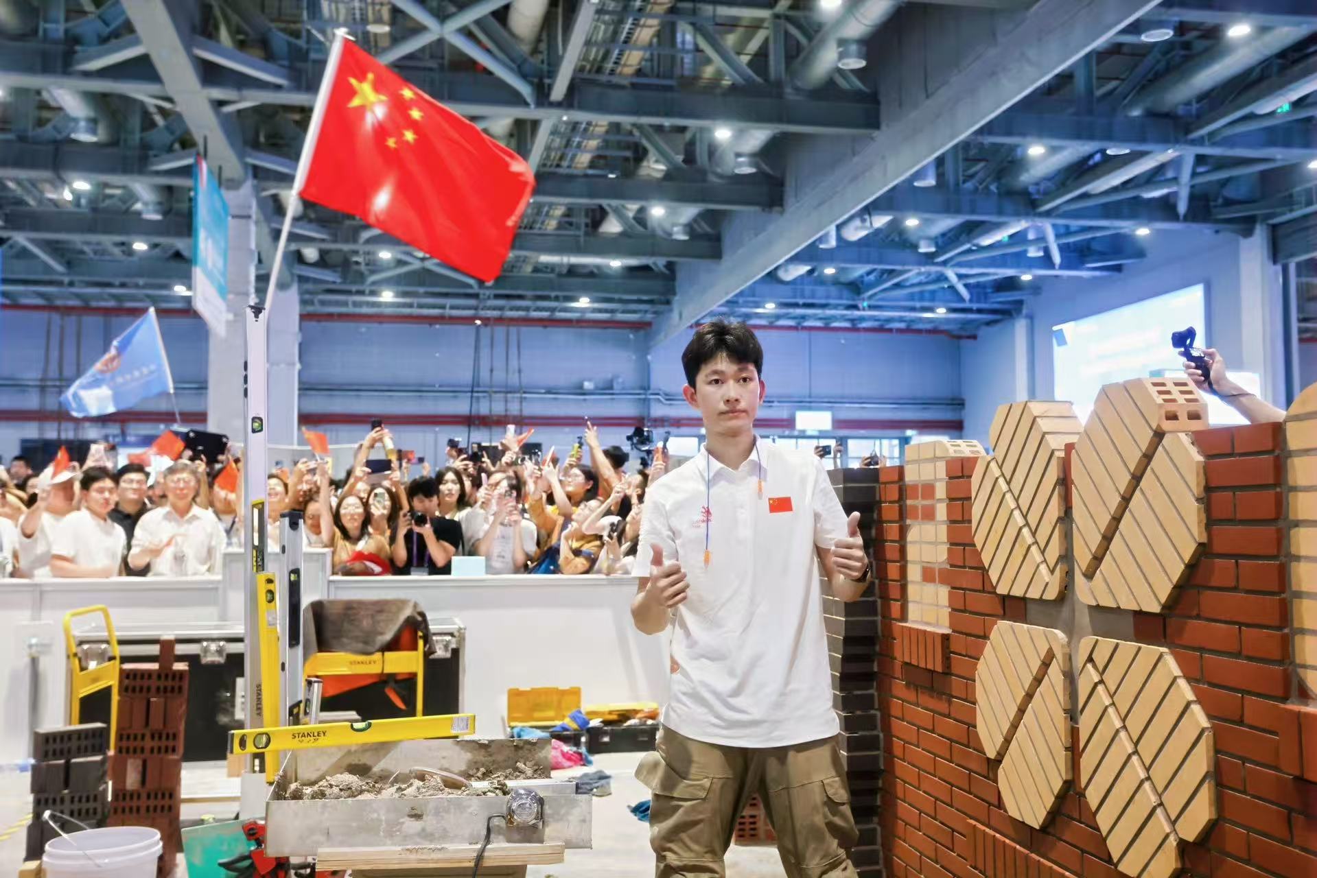 黄睿强在比赛中。广西壮族自治区人力资源和社会保障厅供图
