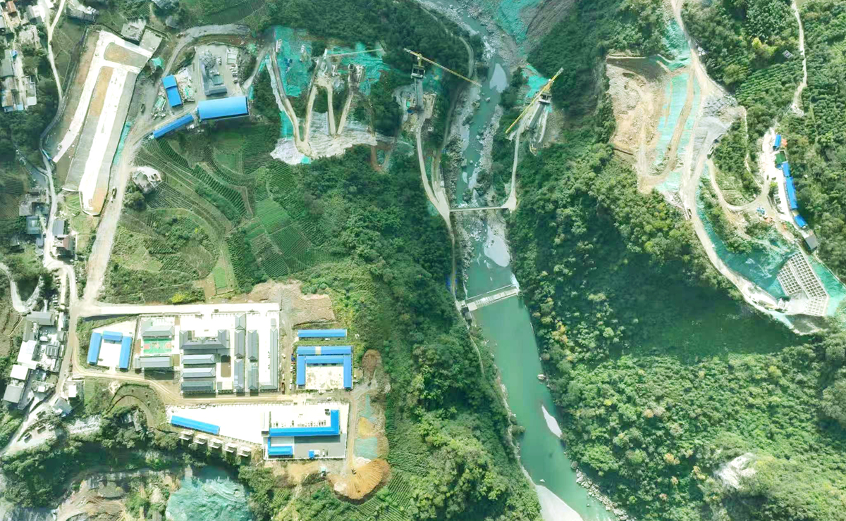 姚家平枢纽工程。湖北省水利厅供图
