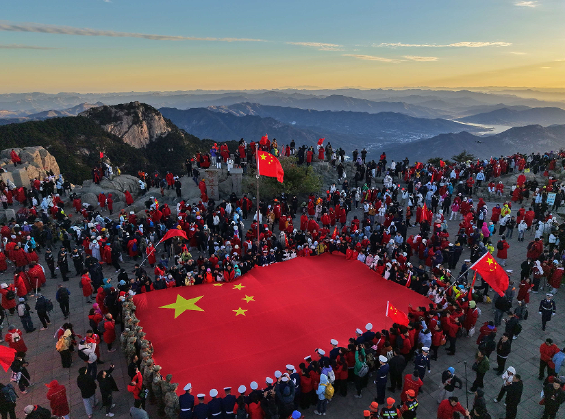 山东各地以多种方imToken钱包式表白祖国、共庆华诞