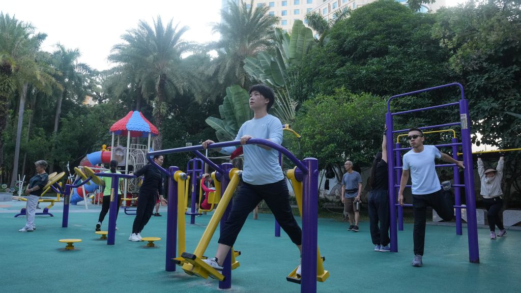 广西南宁：在城市im钱包官网“绿肺”乐享运动