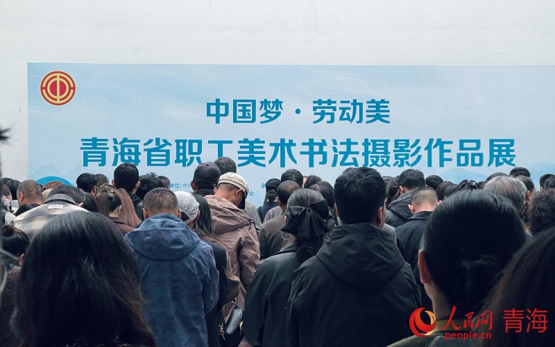 青海省职工美术书法im下载摄影作品展在西宁举办