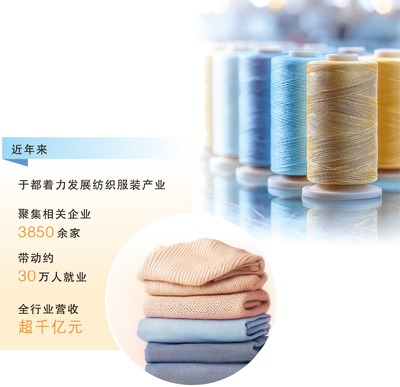 于都:一根纱线织出千亿im钱包下载产业(看中国好物七十二变)